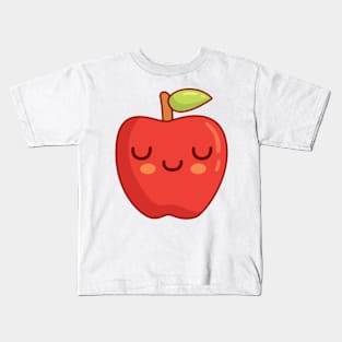 Kawaii Apple Kids T-Shirt